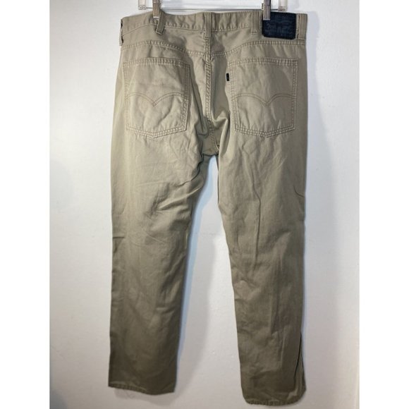 Mens's Levi's 511 Slim Fit Lin 8 Sand Twill Jeans - Picture 3 of 9